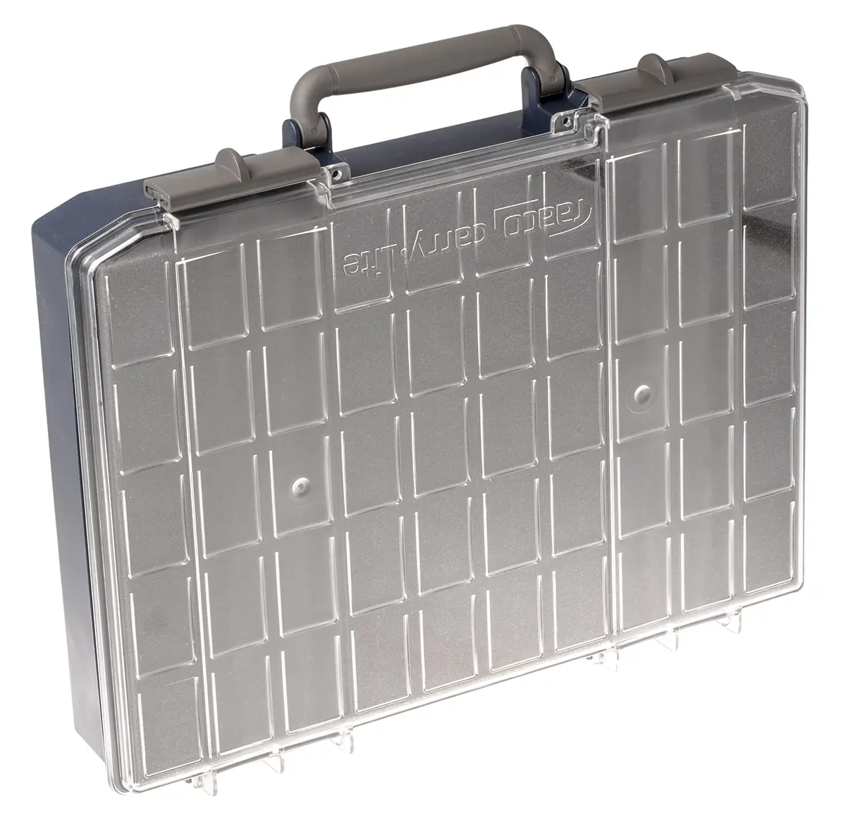 Produktfoto 1 von Raaco Kleinteilebox, Polycarbonat, Polypropylen Blau, 80 mm x 415 mm x 330 mm
