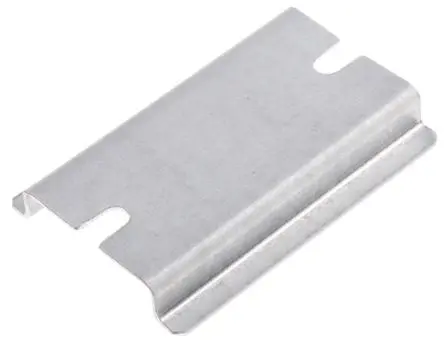 Produktfoto 1 von Fibox Stahl DIN-Hutschiene Ungelocht, H. 7.5 mm B. 35mm, L. 50 mm