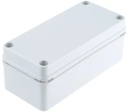 Produktfoto 1 von Fibox Piccolo; Gehäuse; Polycarbonat; Grau; IK08 IP67, IP66 Breite 80 mm Höhe 65 mm Länge 170 mm