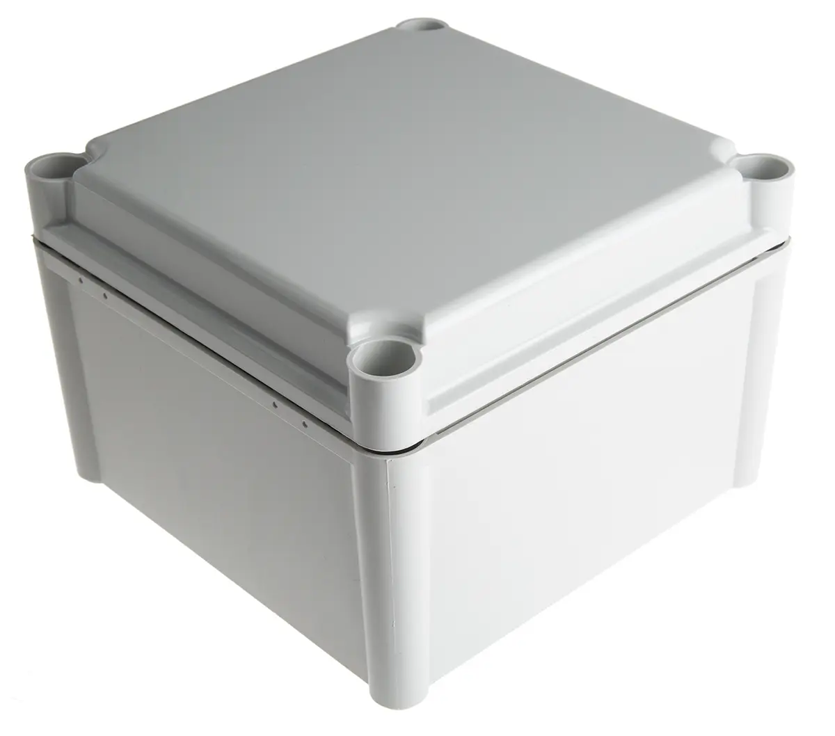 Produktfoto 1 von Fibox SOLID PC; Gehäuse; Polycarbonat; Grau; IK08 IP40 Breite 188 mm Höhe 130 mm Länge 188 mm