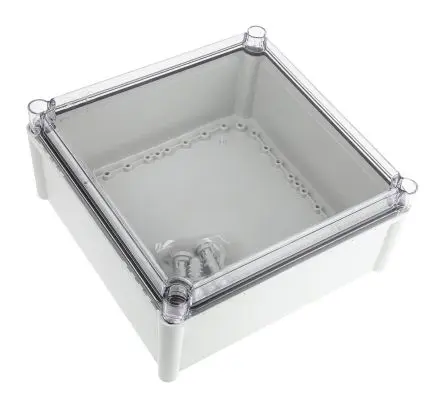 Produktfoto 1 von Fibox SOLID PC; Gehäuse; Polycarbonat; Grau; IK08, IK09 IP67 Breite 278 mm Höhe 130 mm Länge 278 mm
