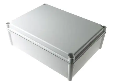 Produktfoto 1 von Fibox SOLID PC; Gehäuse; Polycarbonat; Grau; IK08, IK09 IP67 Breite 278 mm Höhe 130 mm Länge 378 mm