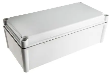 Produktfoto 1 von Fibox SOLID PC; Gehäuse; Polycarbonat; Grau; IK09, IK08 IP67 Breite 188 mm Höhe 130 mm Länge 378 mm