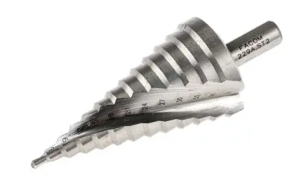 Produktfoto 1 von Facom HSS Stufenbohrer 13-stufig, 4mm → 39mm