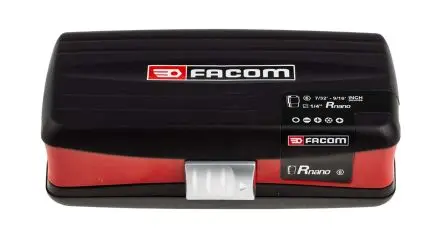 Facom RL.NANO-U112 1/4 Zoll Vierkant zöllig, CrV-Stahl (1/4") 7/32" , 1/4" , 9/32" , 5/16" , 11/32" , 3/8" , 13/32" ,
