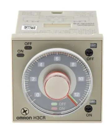 Produktfoto 1 von Omron H3CR Zeitrelais, DIN-Hutschiene 24 V dc 24V ac, 0.05 s to 30 h, 2 Kont. 1, 2-poliger Umschalter