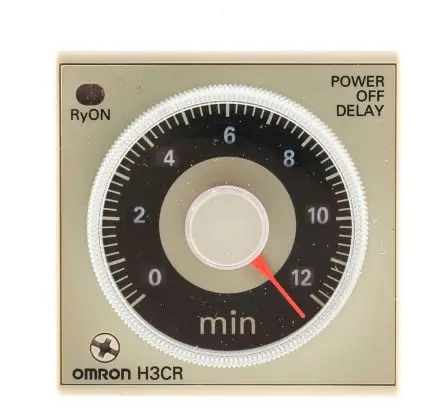 Produktfoto 1 von Omron H3CR Zeitrelais, DIN-Hutschiene 24 V dc 24V ac, 0.05 to 12 min, 2 Kont. 1, 2-poliger Umschalter