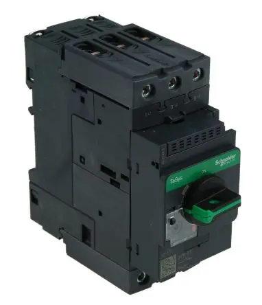 Produktfoto 1 von Schneider Electric TeSyS GV Thermischer Schutzschalter, 3-polig, TeSys DIN-Hutschiene, 73A, / 65 kA, Thermomagnetisch