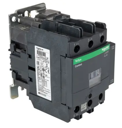 Produktfoto 1 von Schneider Electric TeSyS D Schütz 230V ac-Spule, 3-polig, 300 V dc, 690V ac / 80 A 230V ac 37 kW 3 Schließer