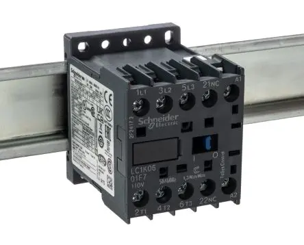 Produktfoto 1 von Schneider Electric LC1K Schütz 110V ac-Spule, 3-polig, 690V ac / 6 A 110V ac 3 kW 3 Schließer Motorsteuerung