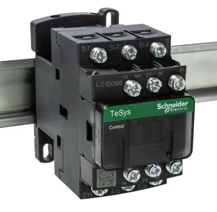 Produktfoto 1 von Schneider Electric TeSyS D Schütz 220V ac-Spule, 3-polig, 300 V dc, 690V ac / 25 A 220V ac 5.5 kW 3 Schließer