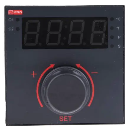 Produktfoto 1 von RS PRO IDM 503 / 505 PID Temperaturregler Panel 1, 2 x Relais Ausgang/ Thermoelement Typ J Eingang 115V ac
