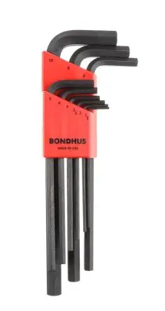 Produktfoto 1 von Bondhus Sechskantschlüsselsatz 9 L Metrisch Lang 1.5 to 10 mm