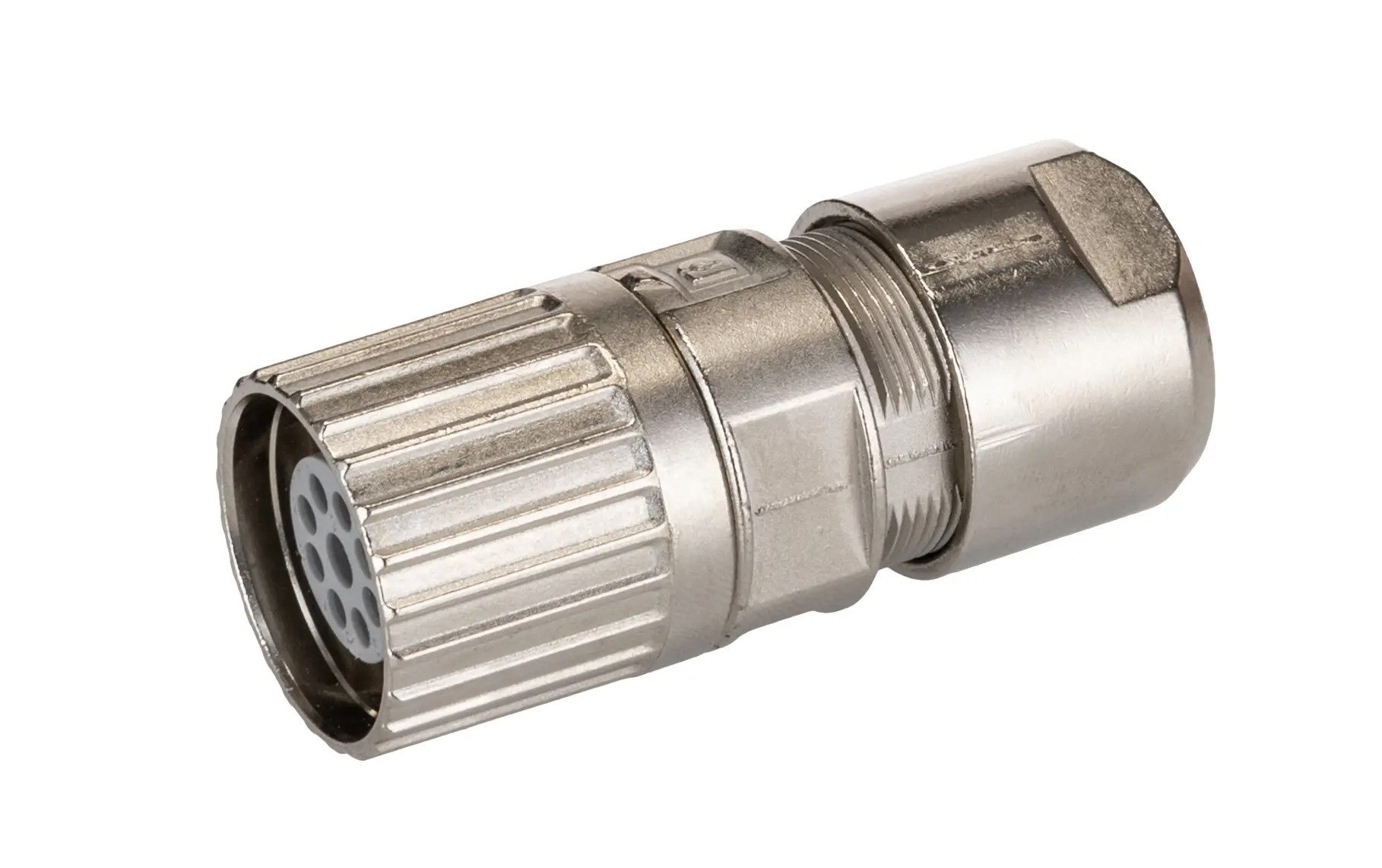 Produktfoto 1 von Phoenix Contact M23-09P1N8A80DU 27 mm M23 Rundsteckverbinder Stecker 9-polig Stecker 20A Kabel IP66, IP68, IP69K