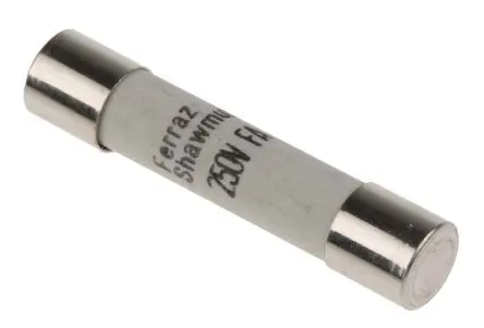 Produktfoto 1 von Mersen FA/FB Patronensicherung FF / 16A 6.3 x 32 mm 250V ac Keramik