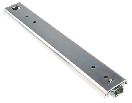 Produktfoto 1 von Accuride Selbstschließend Auszugsschiene Stahl 160kg Last 350 mm Weg L. 373.5 mm