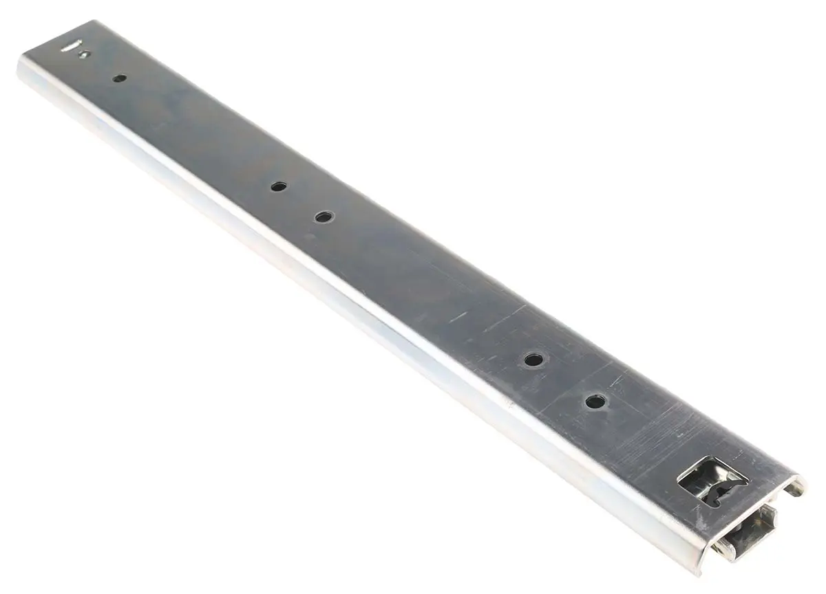 Produktfoto 1 von Accuride Selbstschließend Auszugsschiene Stahl 160kg Last 450 mm Weg L. 473.5 mm