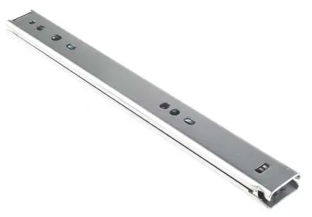 Produktfoto 1 von Accuride Selbstschließend Auszugsschiene Stahl 45kg Last 250 mm Weg L. 259 mm