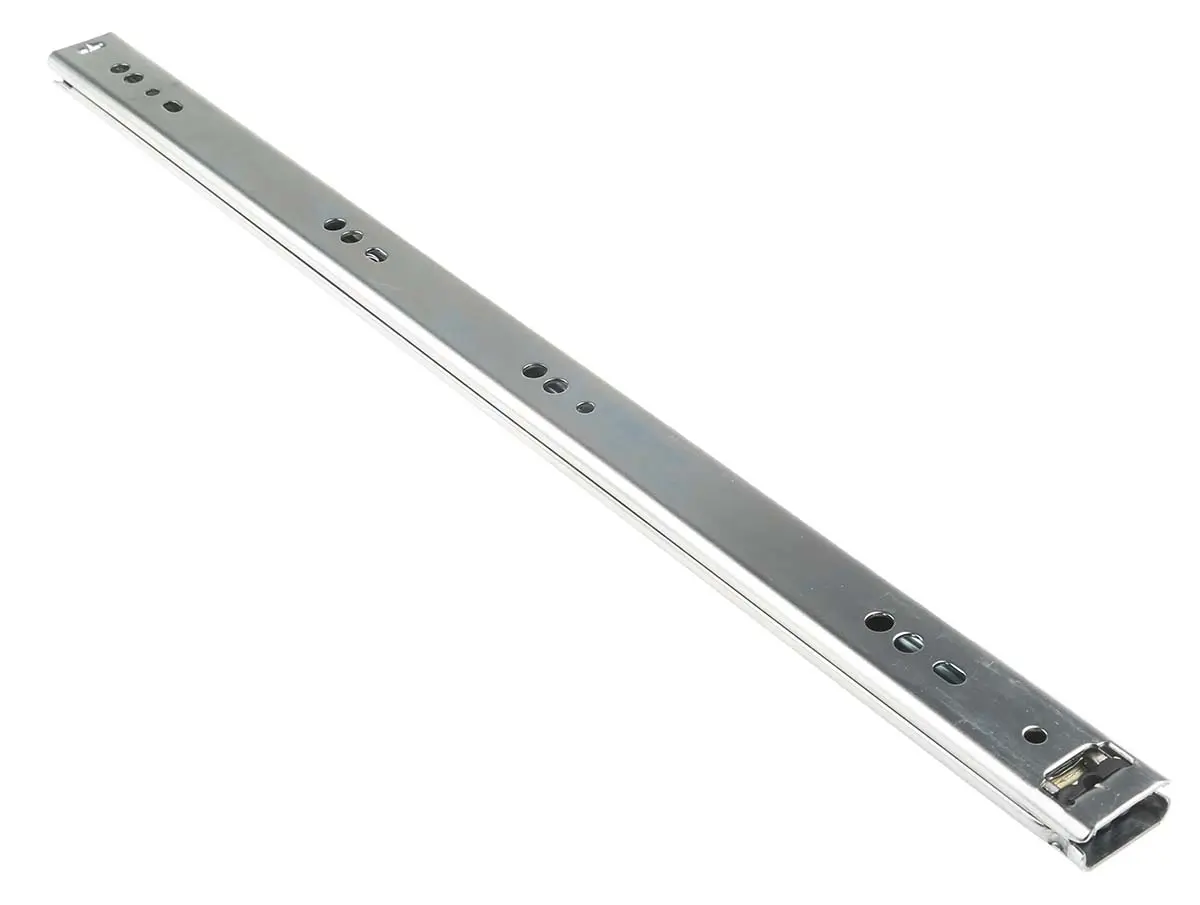 Produktfoto 1 von Accuride Selbstschließend Auszugsschiene Stahl 45kg Last 450 mm Weg L. 456 mm