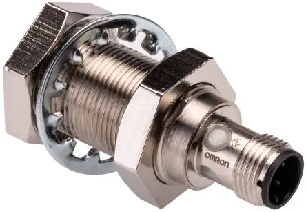 Produktfoto 1 von Omron E2E-NEXT M18 Induktiver Näherungssensor, Gewinderohr PnP / 16mA 12 mm, IP67, IP67G, IP69K 30 V dc