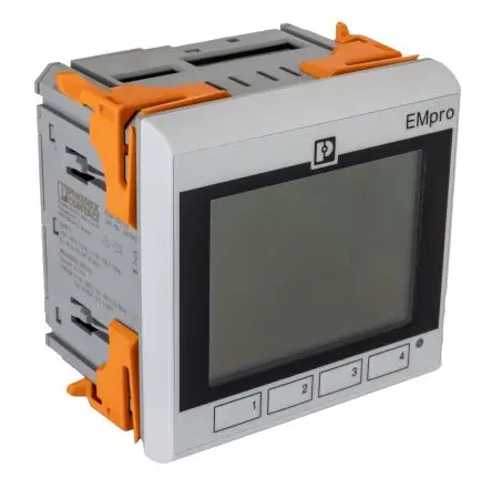 Produktfoto 1 von Phoenix Contact EEM-MA770 Energiemessgerät LCD 96 mm x 96 mm Digital / 3-phasig 5 Ausg. 1 Eing.
