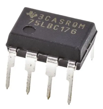Produktfoto 1 von Texas Instruments Leitungstransceiver Bus-Transceiver SN75 1-Bit Differenzial Nicht invertierend 8-Pin PDIP