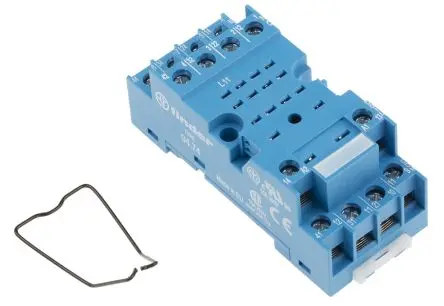 Produktfoto 1 von Finder Relaissockel zur Verwendung mit Relais, Serie 55,34 94, 14 -Kontakt, DIN-Hutschiene, 250V ac