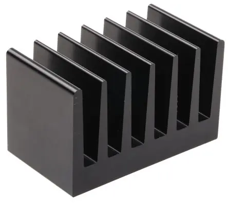 Produktfoto 1 von Fischer Elektronik Kühlkörper für Universelle rechteckige Alu 2.7°C/W, 37.5 mm x 66mm x 40 mm