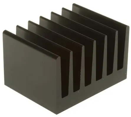 Produktfoto 1 von Fischer Elektronik Kühlkörper für Universelle rechteckige Alu, 50 mm x 66mm x 40 mm