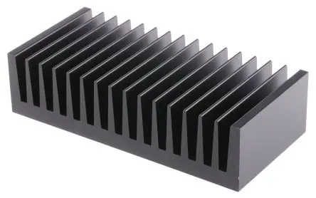 Produktfoto 1 von Fischer Elektronik Kühlkörper für Universelle rechteckige Alu 1.1°C/W, 75 mm x 160mm x 40 mm