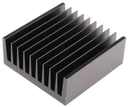 Produktfoto 1 von Fischer Elektronik Kühlkörper für Universelle quadratische Alu, 100 mm x 100mm x 40 mm
