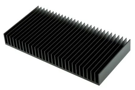 Produktfoto 1 von Fischer Elektronik Kühlkörper für Universelle rechteckige Alu 0.95°C/W, 100 mm x 200mm x 25 mm