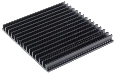 Produktfoto 1 von Fischer Elektronik Kühlkörper für Universal 19 Zoll Alu 1.4°C/W, 150 mm x 159mm x 15 mm