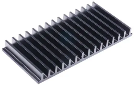 Produktfoto 1 von Fischer Elektronik Kühlkörper für Universal 19 Zoll Alu 2°C/W, 75 mm x 159mm x 15 mm