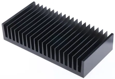 Produktfoto 1 von Fischer Elektronik Kühlkörper für Universelle rechteckige Alu, 100 mm x 200mm x 40 mm