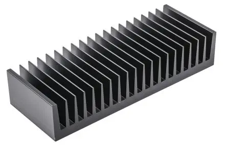 Produktfoto 1 von Fischer Elektronik Kühlkörper für Universelle rechteckige Alu, 75 mm x 200mm x 40 mm