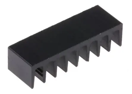 Produktfoto 1 von Fischer Elektronik Kühlkörper für Universelle rechteckige Alu 50°C/W, 6.3 mm x 19mm x 4.8 mm