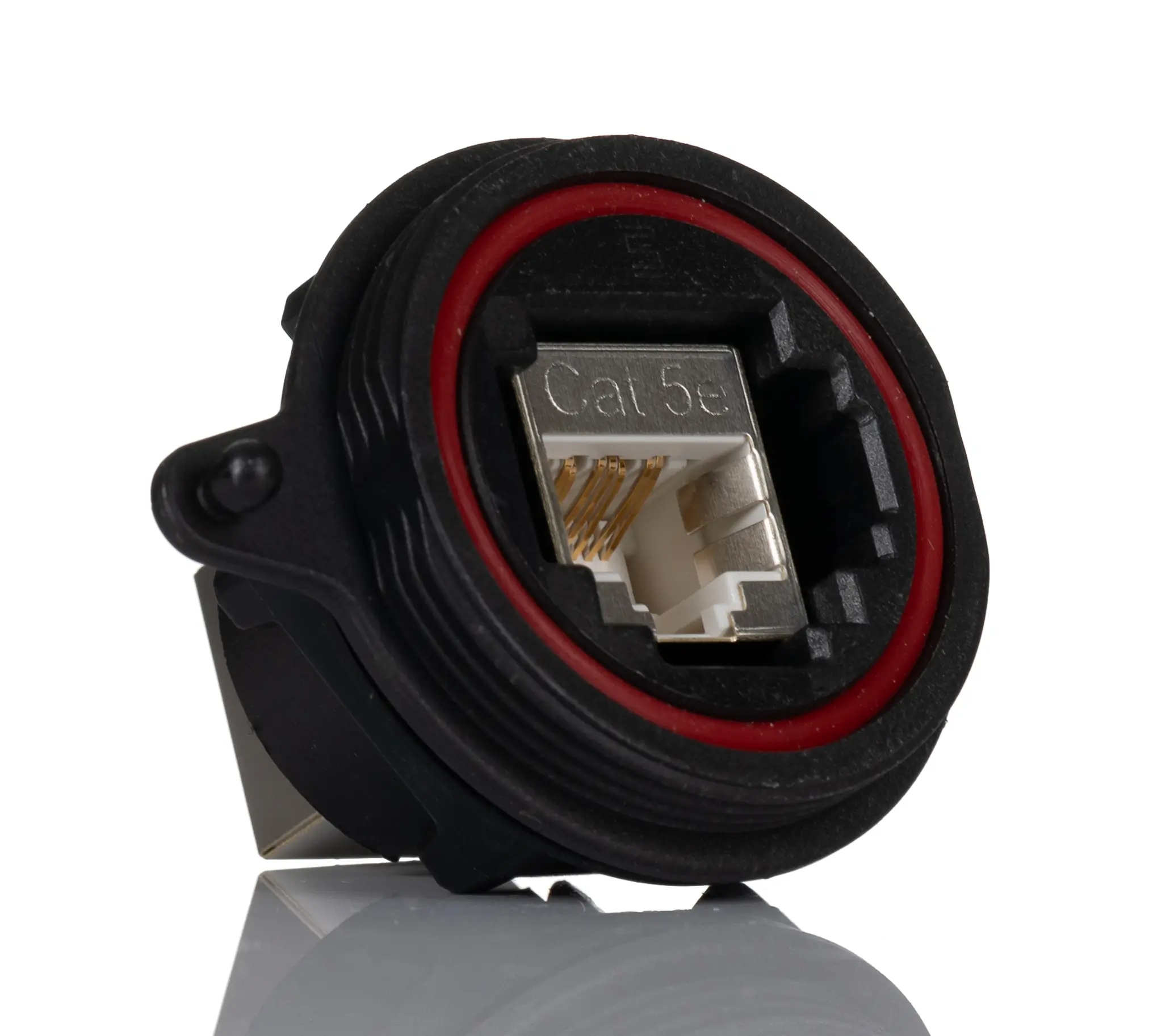 Produktfoto 1 von Samtec SCRE Buchse Cat5e RJ45-Steckverbinder, 1-Port Panel Gerade