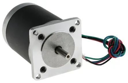 Produktfoto 1 von RS PRO Hybrid 1.8 ° Schrittmotor 2.8V / 3.3A 1.25Nm, 56.4 x 56.4 mm Wellen-Ø 6.35 mm