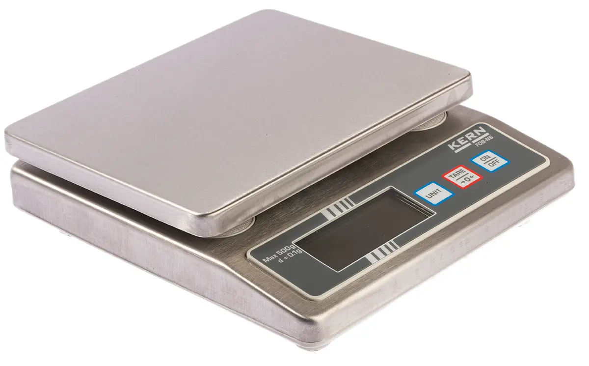 Produktfoto 1 von Kern FOB-NS Tischwaage 500g / Auflösung 0.1 g