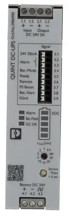 Produktfoto 1 von Phoenix Contact 18V dc, 30 V dc QUINT4 1-Kanal DIN-Hutschiene Unterbrechungsfreie Stromversorgung 240 W, 18V dc, 32 V dc