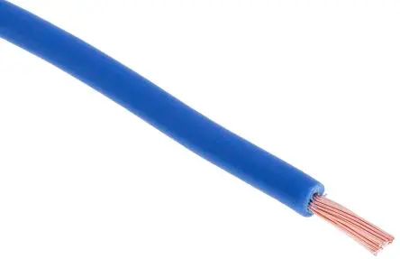 Produktfoto 1 von RS PRO Schaltdraht, 16 AWG 100 m Blau Ø 3.3 mm 30 Litzen