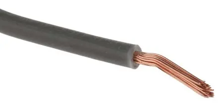 Produktfoto 1 von RS PRO Schaltdraht, 16 AWG 100 m Grau Ø 3.3 mm 30 Litzen