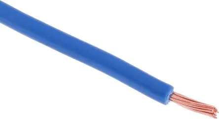 Produktfoto 1 von RS PRO Schaltdraht, 14 AWG 100 m Blau Ø 3.7 mm 50 Litzen Polyvinylchlorid