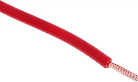 Produktfoto 1 von RS PRO Schaltdraht, 14 AWG 100 m Rot Ø 3.7 mm 50 Litzen Polyvinylchlorid