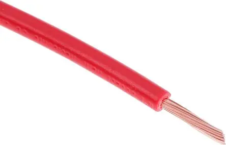 Produktfoto 1 von RS PRO Schaltdraht, 18 AWG 100 m Rot Ø 3 mm 32 Litzen