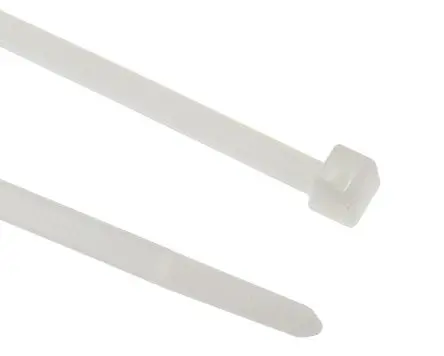 Produktfoto 1 von HellermannTyton T50R Nylon 6.6 Kabelbinder Nicht lösbar Natur 4.6mm x 200 mm