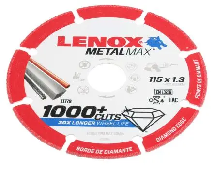 Produktfoto 1 von Lenox Aluminiumbeschichtet Schleifscheibe Ø 115 mm Mittel, Korngröße P80