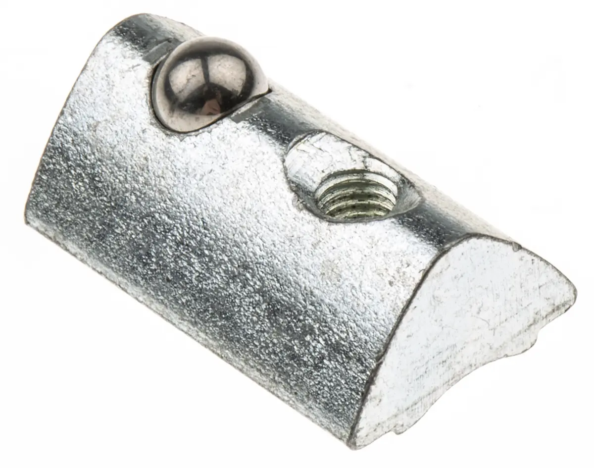 RS PRO Verbindungskomponente, Nutenstein, Befestigungs- und Verbindungselement für 6 mm, M3, L. 17 mm passend für 30 mm