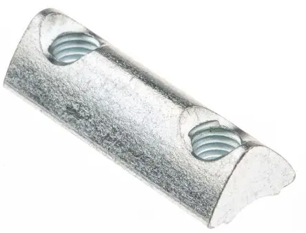 Produktfoto 1 von RS PRO Verbindungskomponente, Nutenstein, Befestigungs- und Verbindungselement für 6 mm, M6, L. 28 mm passend für 30 mm